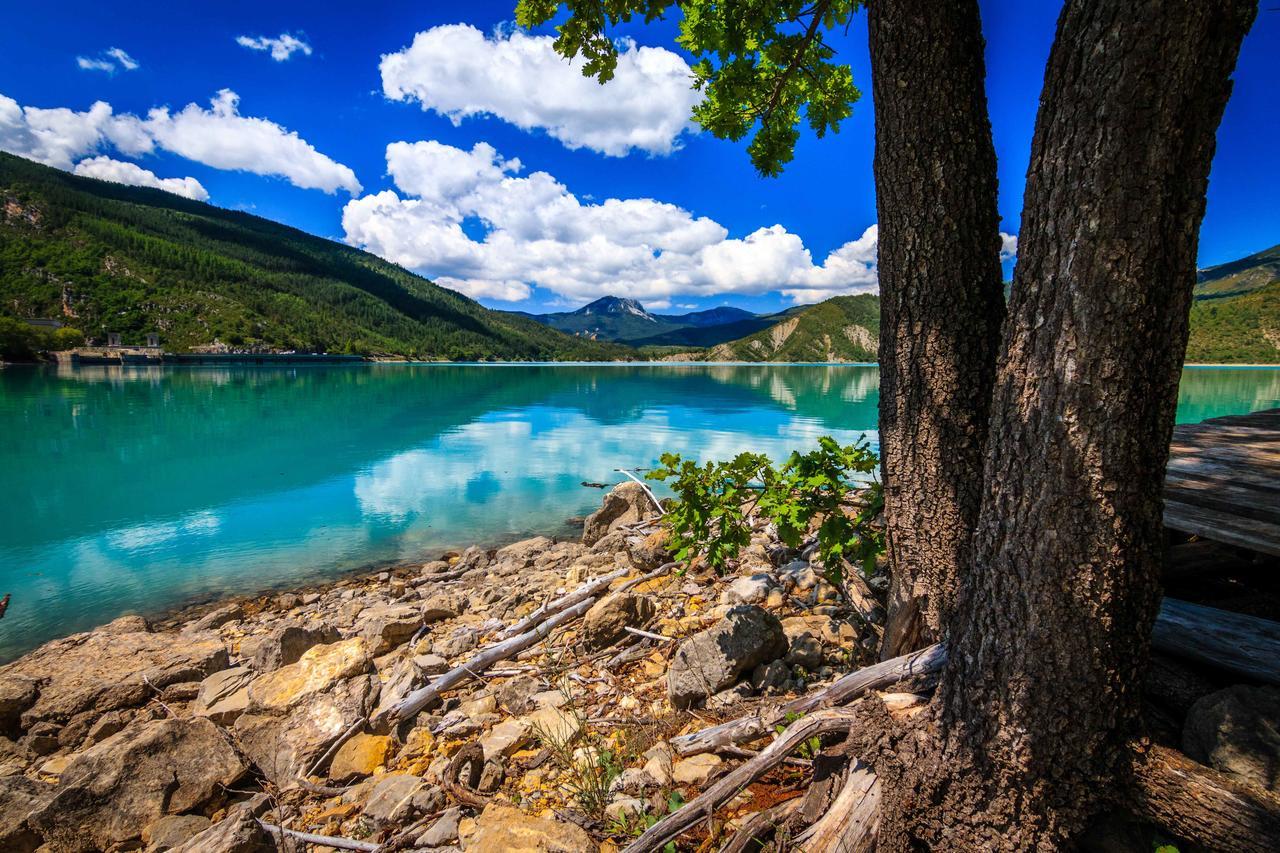 Camping Le Pesquier Hotell Castellane Eksteriør bilde