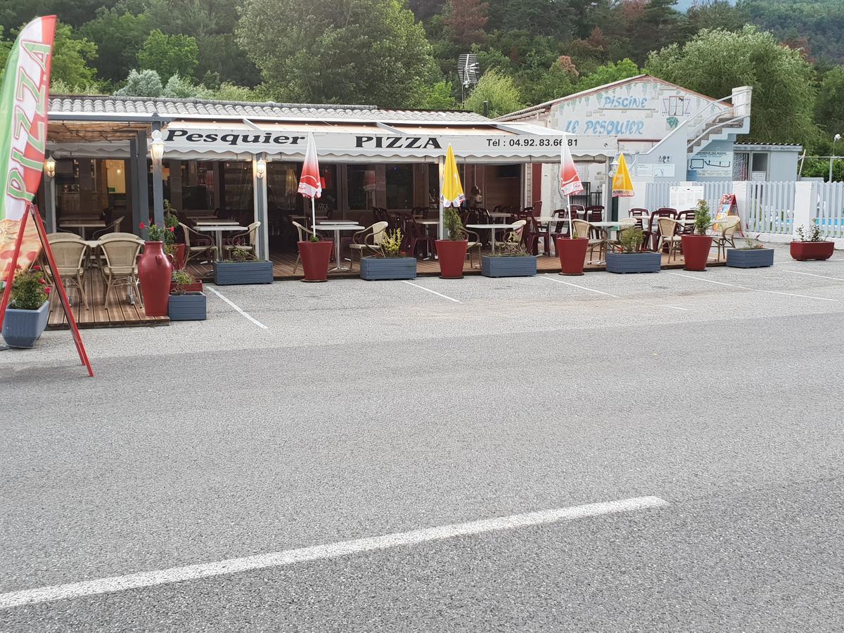 Camping Le Pesquier Hotell Castellane Eksteriør bilde